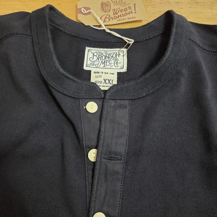[SOLD OUT] 새상품 브론슨 XXL 헨리넥 검정121