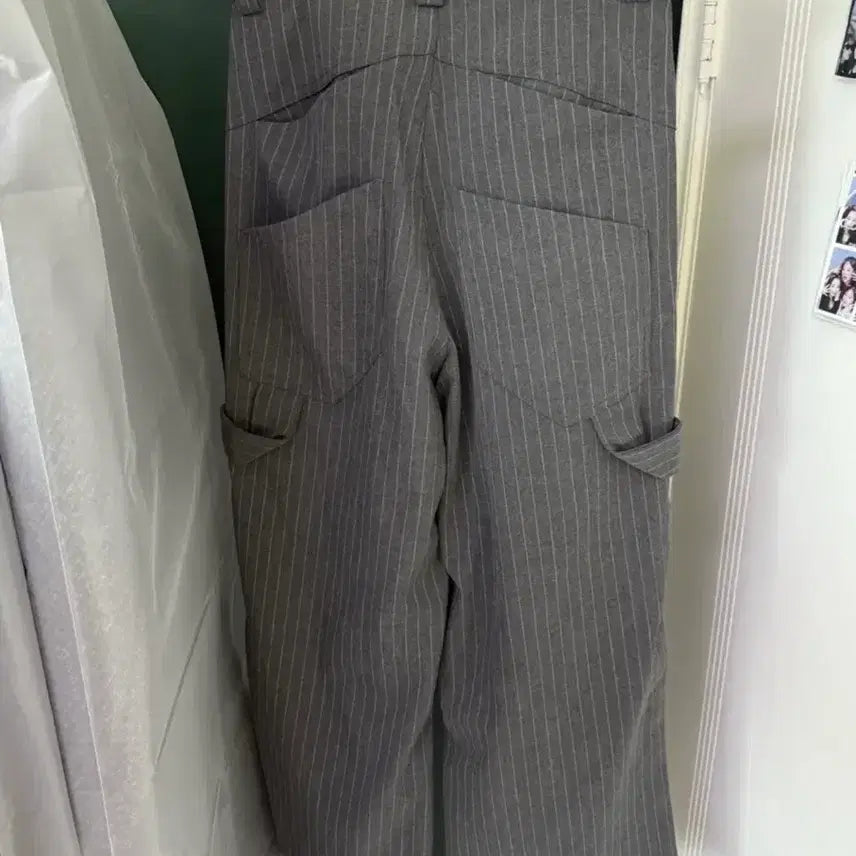 [BUNJANG] Kamien Allday Stripe Gray Pants / [1] 카미엔 스트라이프팬츠 247 ALLDAY STRIPE gray