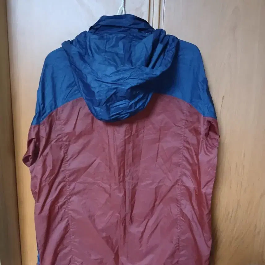 [BUNJANG] Birdland Windbreaker Jacket (Navy/Burgundy) / 버드랜드 바람막이 자켓 네이비/버건디
