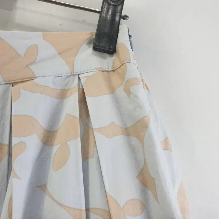 [BUNJANG] Free Pattern Long Skirt Light Blue / 여FREE 패턴 롱스커트 라이트 블루 M6395