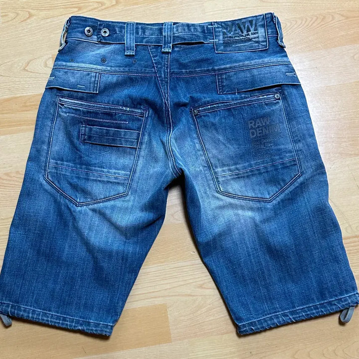 [BUNJANG] G-Star RAW 3301 Engineered Denim Cargo Shorts / G-STAR RAW 3301 엔지니어드 청반바지