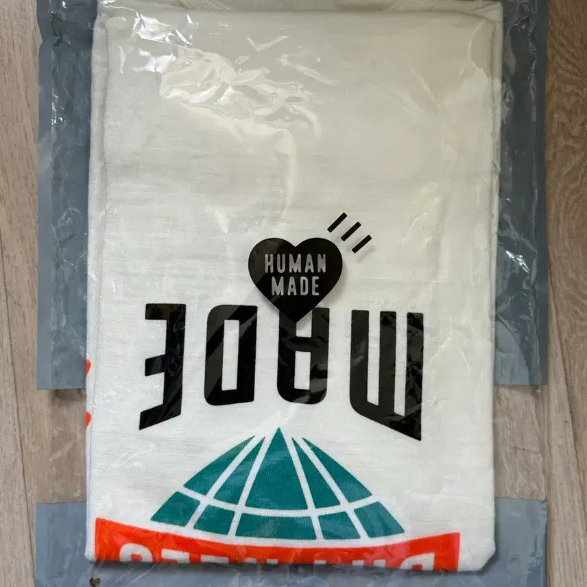 [BUNJANG] Human Made Heart Globe T-shirt XL / [새상품] 휴먼메이드 하트글로브티 XL