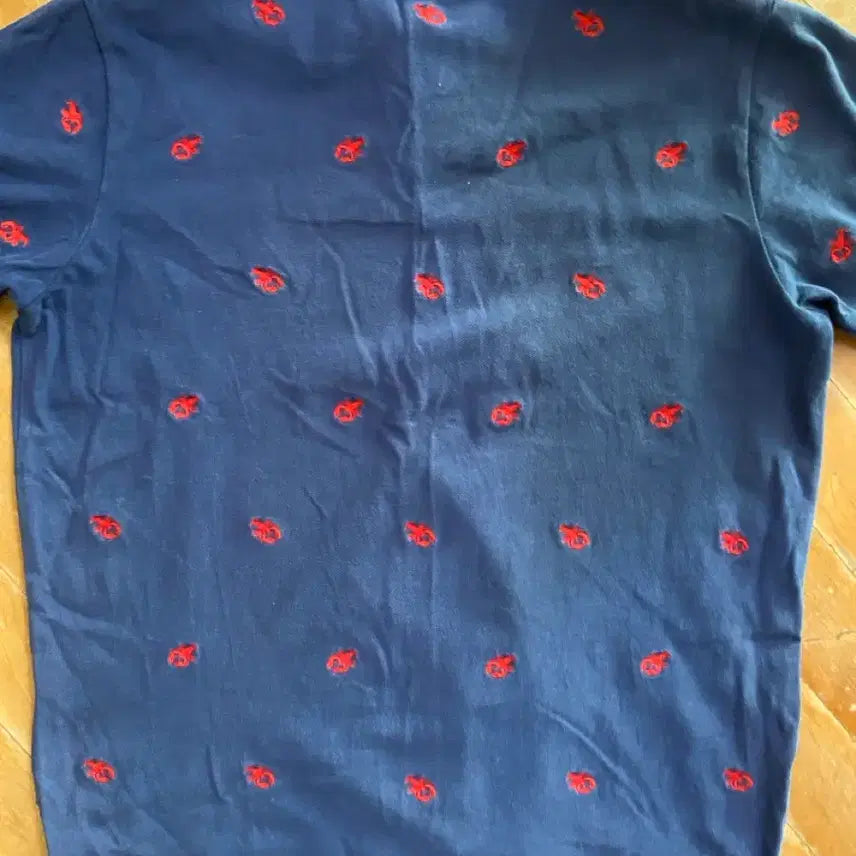 [BUNJANG] Polo Ralph Lauren Lobster Pattern Custom Fit Shirt / 폴로 랄프로렌 네이비 랍스터 패턴 커스텀핏 L (105)