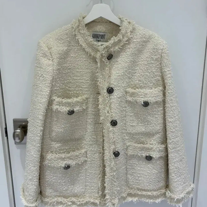[SOLD OUT] 카키포인트 트위드 자켓