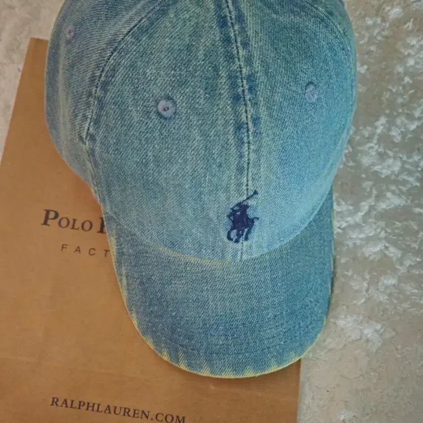 [SOLD OUT] 폴로 데님모자 폴로 볼캡 데님 새상품