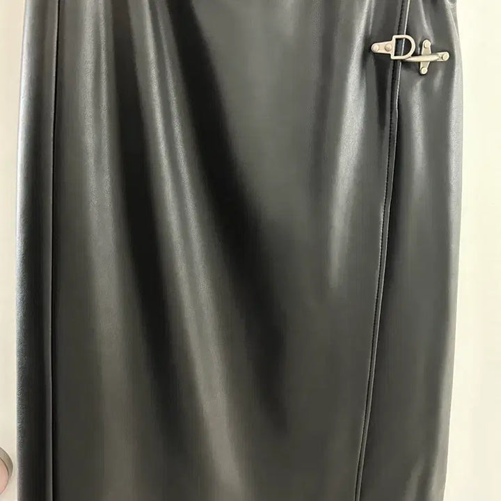 [BUNJANG] Modestmood Leather Midi Skirt / (새상품) 모데스트무드 레더 스커트