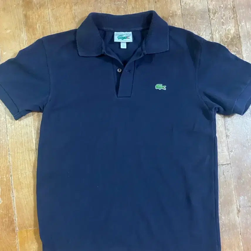[BUNJANG] Lacoste Classic Dark Navy Heavy Collar Polo Shirt / 라코스테 클래식 다크 네이비 헤비 카라 피케 (us S 사이즈 국내100