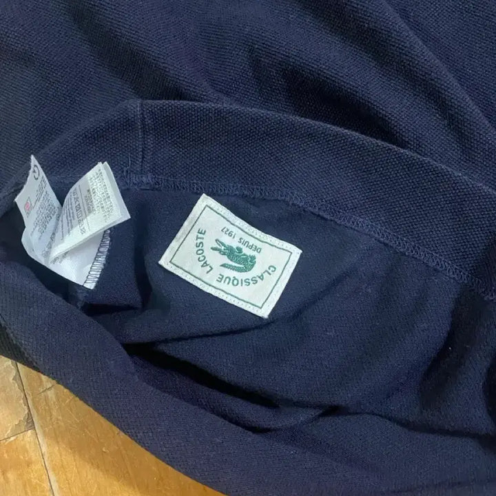 [BUNJANG] Lacoste Classic Dark Navy Heavy Collar Polo Shirt / 라코스테 클래식 다크 네이비 헤비 카라 피케 (us S 사이즈 국내100