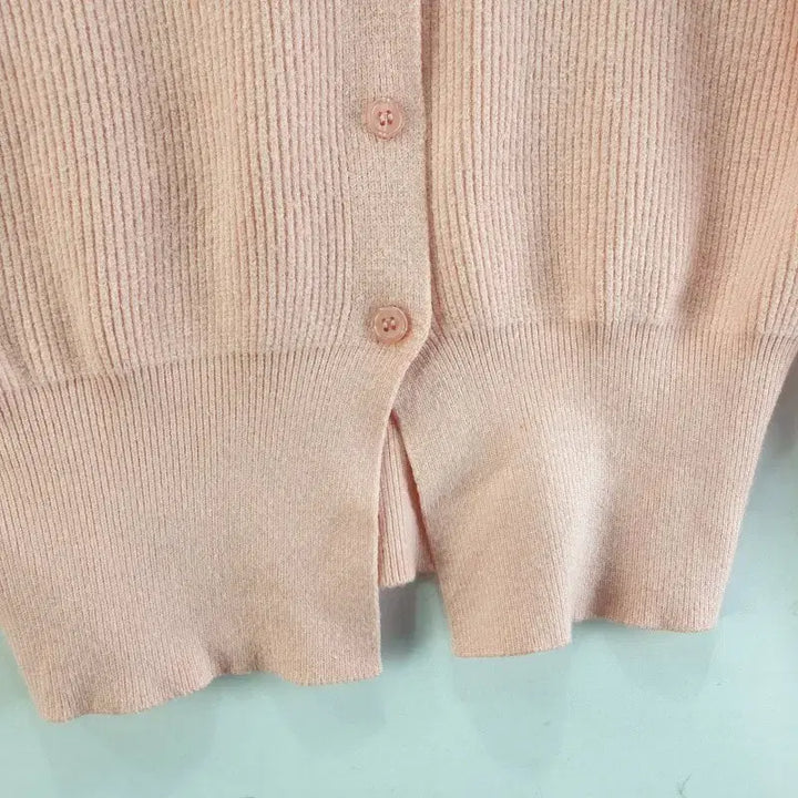 [BUNJANG] FREE Light Pink Cardigan / 여FREE 가디건 라이트 핑크 M6370