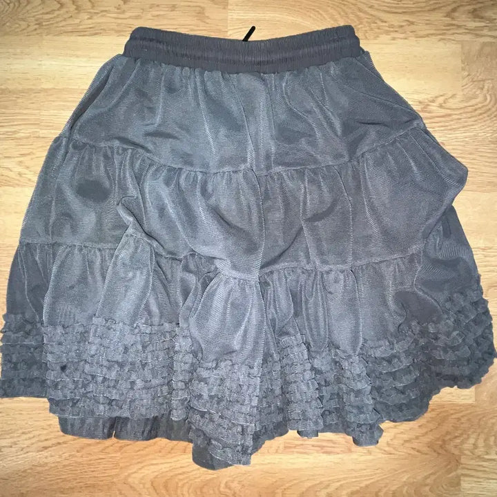 [SOLD OUT] 플리즈프로젝트 MESH SKIRT, GRAY
