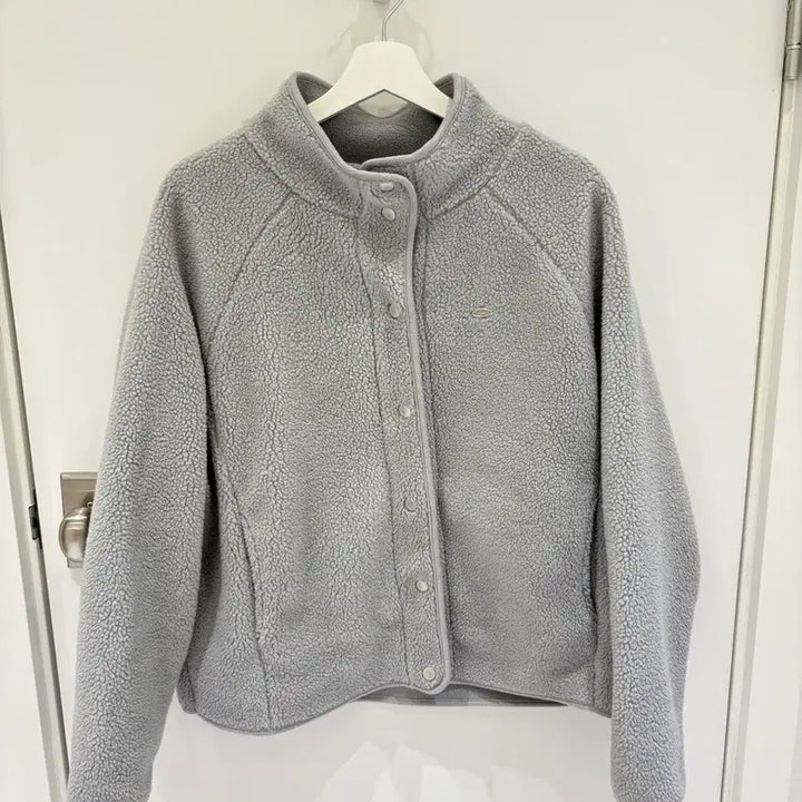 [BUNJANG] Here You Fleece Gray Jacket / 유리에 히얼유 후리스