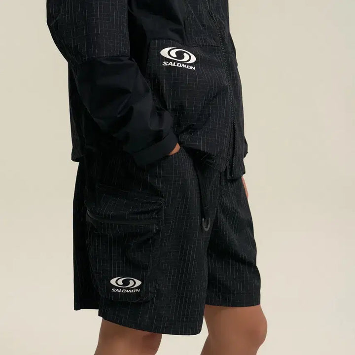 [BUNJANG] Salomon Pinnacle 6-inch Cargo Shorts Black L / 살로몬 피나클 6인치 카고 쇼츠 반바지 블랙 L