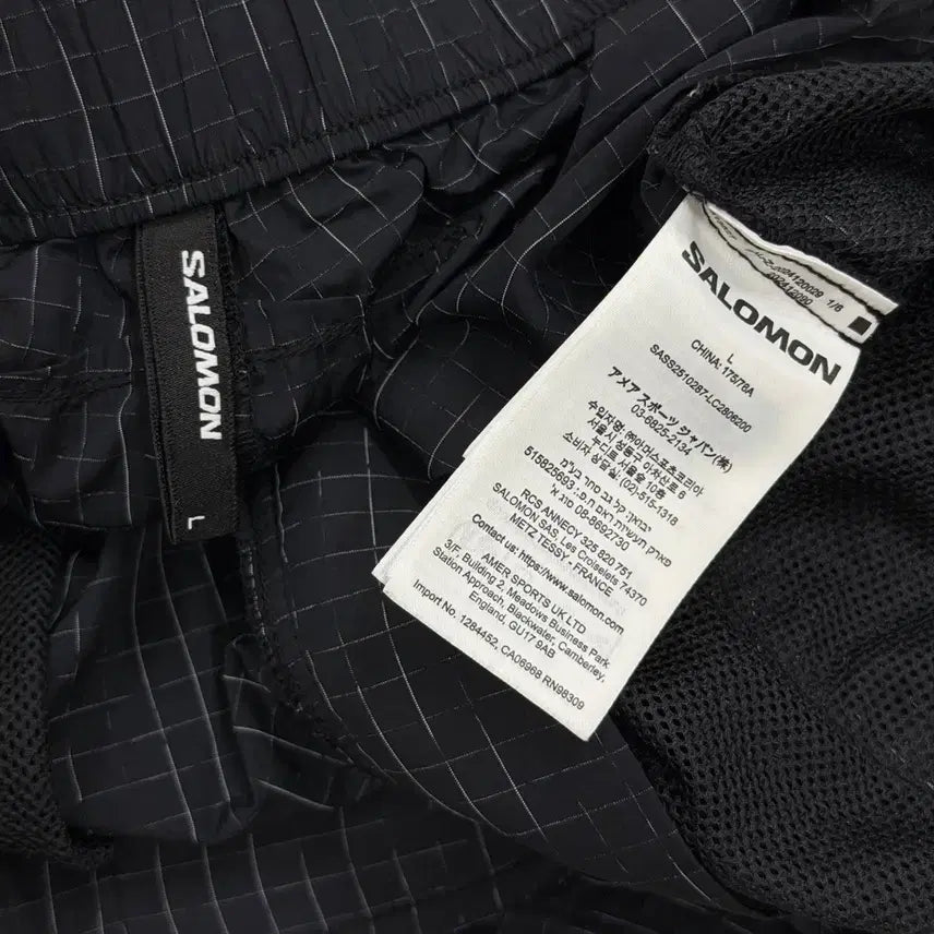 [BUNJANG] Salomon Pinnacle 6-inch Cargo Shorts Black L / 살로몬 피나클 6인치 카고 쇼츠 반바지 블랙 L