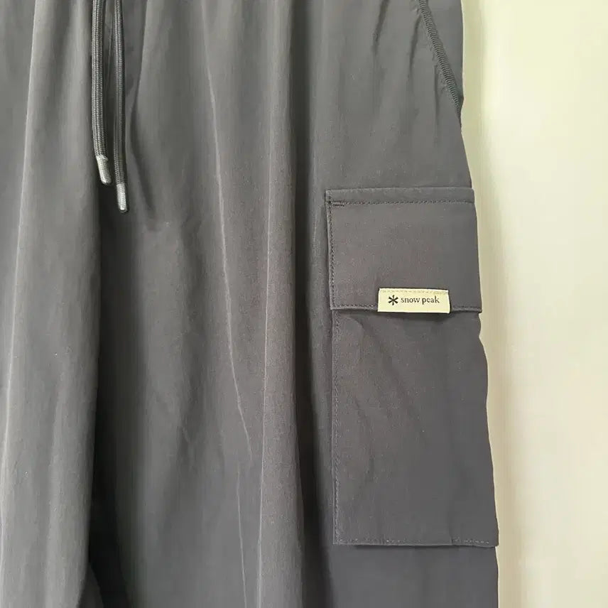 [BUNJANG] Snowpeak Black Cargo Jogger Pants / 스노우피크 블랙 카고 조거 팬츠