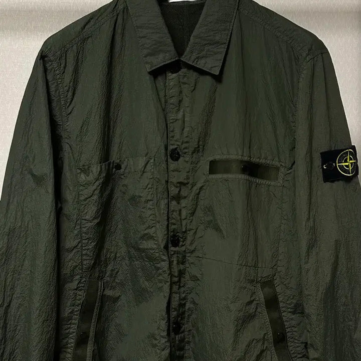 [BUNJANG] Stone Island Seersucker TC Jacket 20SS XXL / 스톤아일랜드 시어서커 tc 자켓 20ss XXL(105-110)