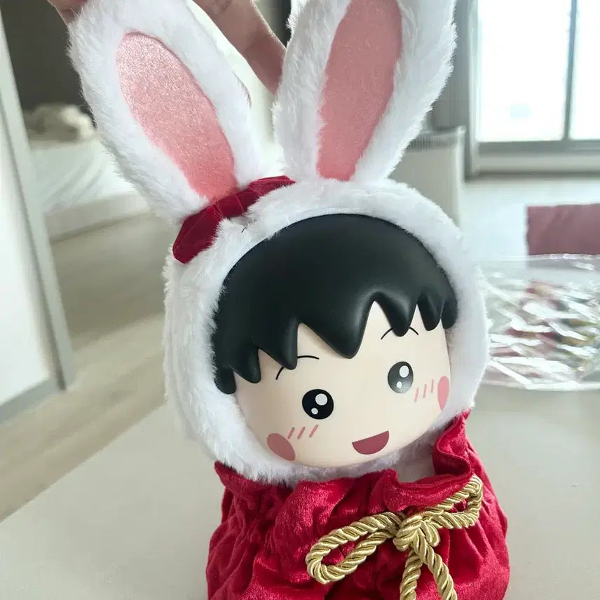 [BUNJANG] Chibi Maruko-chan Rabbit Figure Doll (New) / 마루코는 아홉살 복 토끼 피규어인형(새상품)
