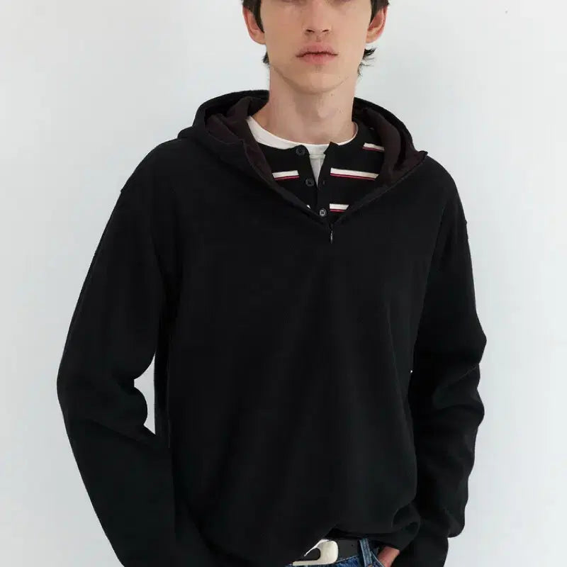 [BUNJANG] Winder Fleece Scuba Hoodie / Winder 플리스 스쿠바 후드