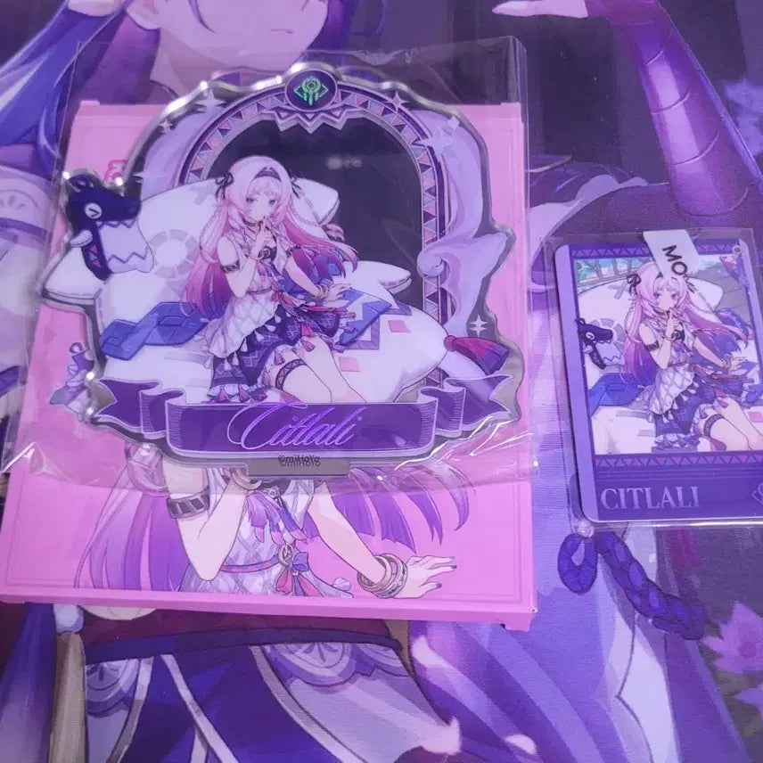 [BUNJANG] Genshin Impact Sittrlari Acrylic Stand &amp; Photocard / 리딤 O)맘스터치 콜라보 시틀라리 아크릴 스탠드, 포토카드