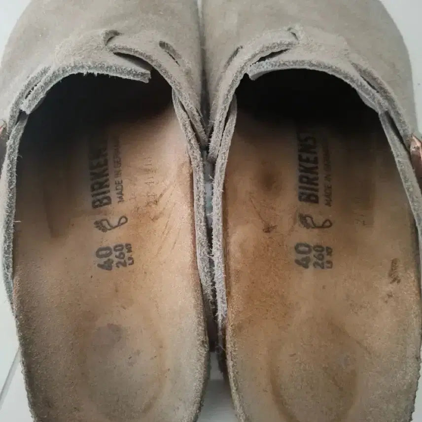 [BUNJANG] Birkenstock Boston Suede Leather Clog / 버켄스탁 보스턴 스웨이드 레더 토프 레귤러