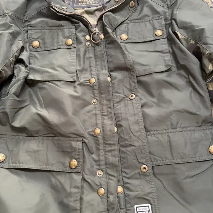 [BUNJANG] Belstaff x Sophnet Fieldmaster Nylon Jacket / [46] 벨스타프x소프넷 필드마스터 나일론 자켓 (다크올리브/카모)