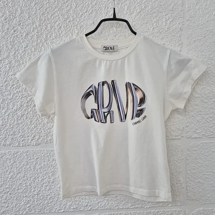 [SOLD OUT] 그로브 화이트 반팔 티셔츠
