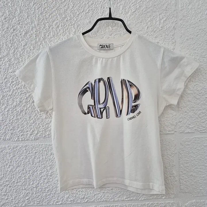 [SOLD OUT] 그로브 화이트 반팔 티셔츠