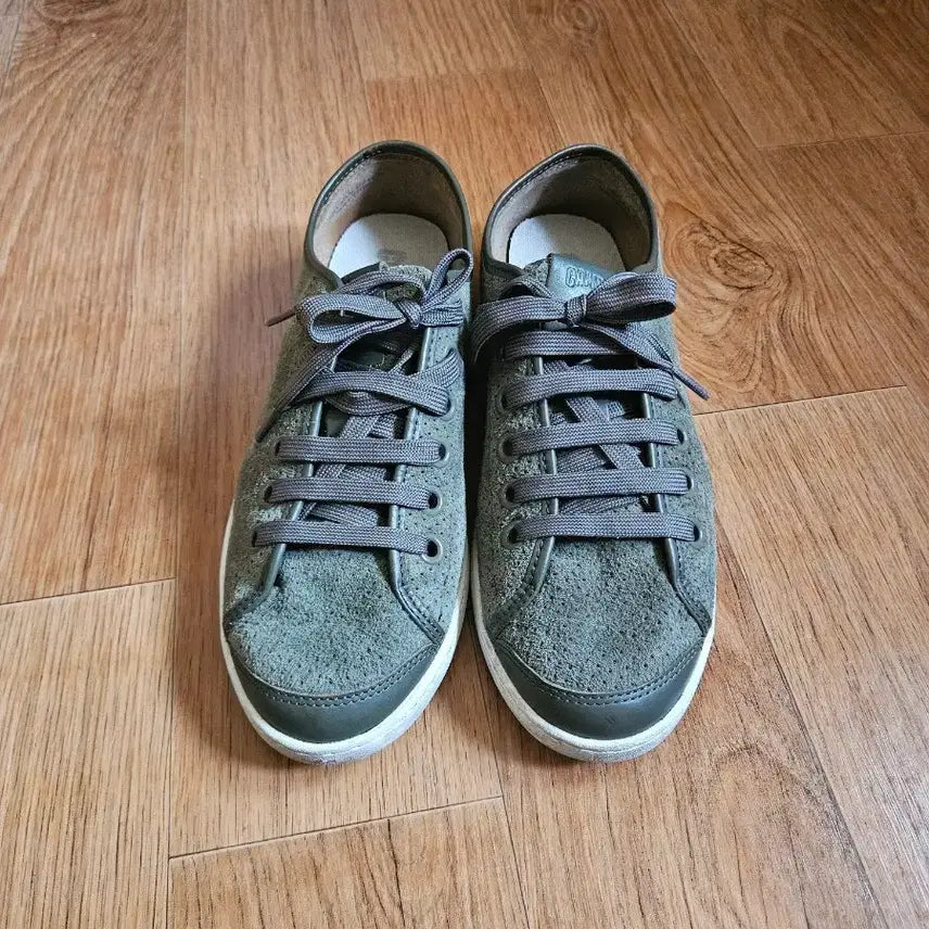 [BUNJANG] Camper Suede Sneakers Green / 캠퍼 스웨이드 스니커즈 그린