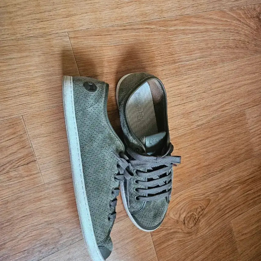 [BUNJANG] Camper Suede Sneakers Green / 캠퍼 스웨이드 스니커즈 그린