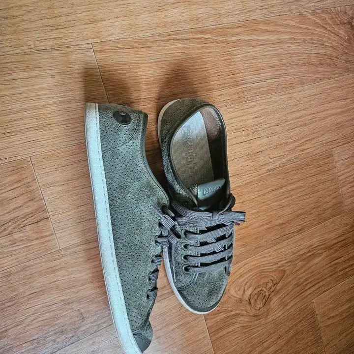 [BUNJANG] Camper Suede Sneakers Green / 캠퍼 스웨이드 스니커즈 그린