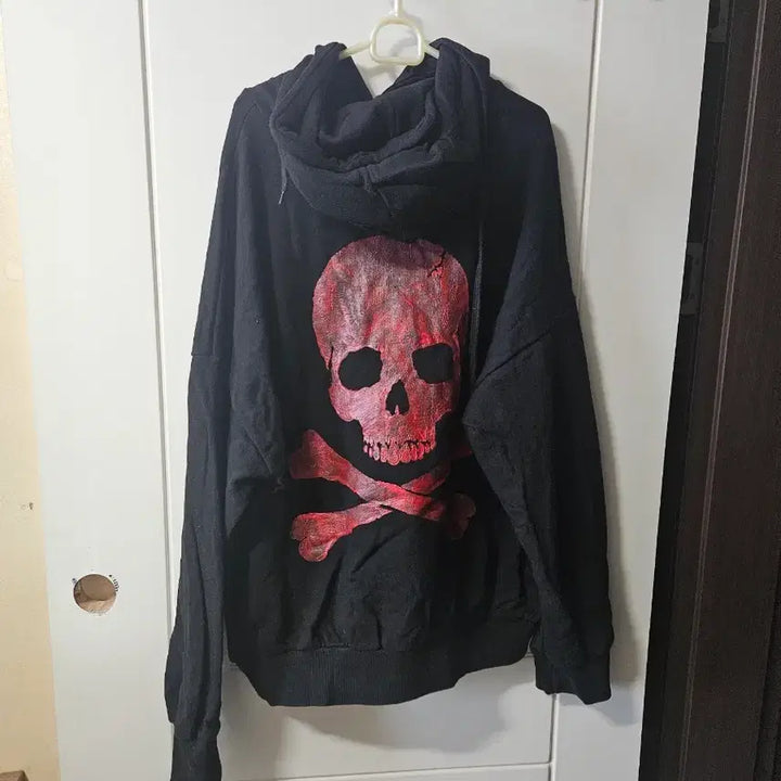 [BUNJANG] Byther R Skull Print Hoodie / 바이더알후드티셔츠