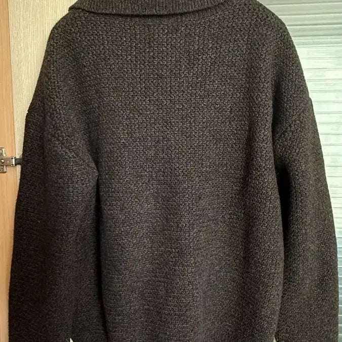 [BUNJANG] eql Essential Heavyweight Knit Zip-up Jumper / eql 에센셜 헤비웨이트 니트집업 점퍼