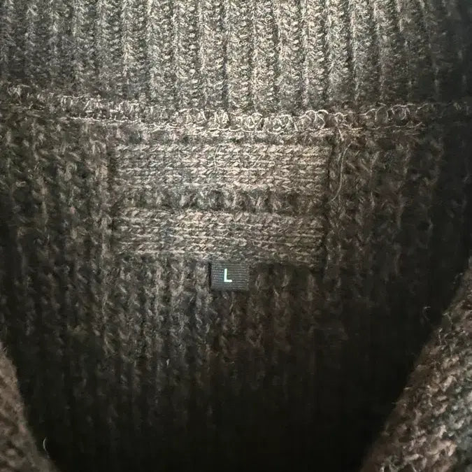 [BUNJANG] eql Essential Heavyweight Knit Zip-up Jumper / eql 에센셜 헤비웨이트 니트집업 점퍼