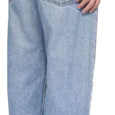 [BUNJANG] Prototype Outline Raw Cut Denim Jeans / 프로토타입 아웃라인 로우 컷 데님