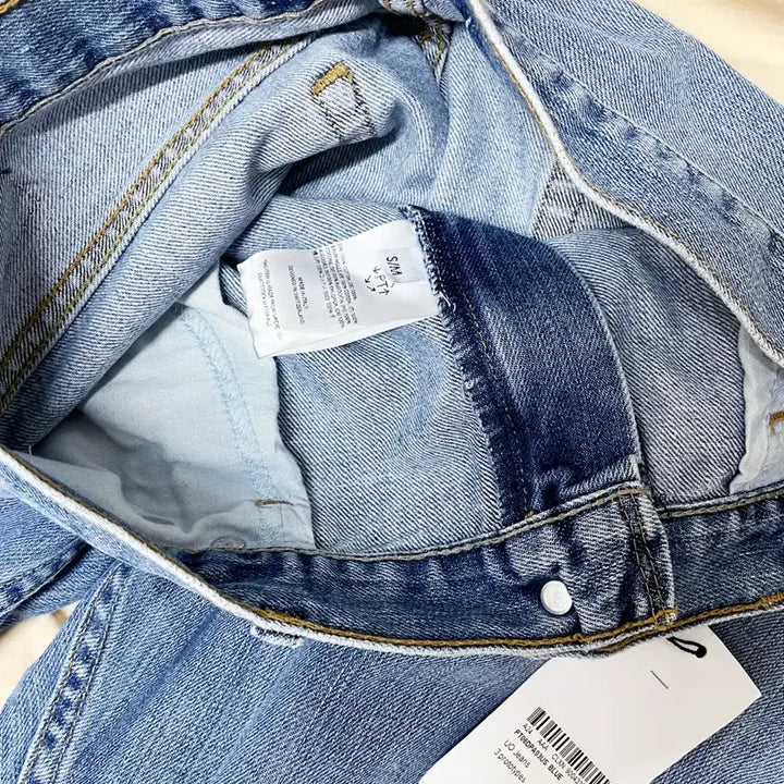 [BUNJANG] Prototype Outline Raw Cut Denim Jeans / 프로토타입 아웃라인 로우 컷 데님
