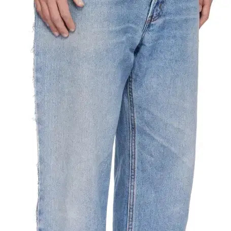 [BUNJANG] Prototype Outline Raw Cut Denim Jeans / 프로토타입 아웃라인 로우 컷 데님