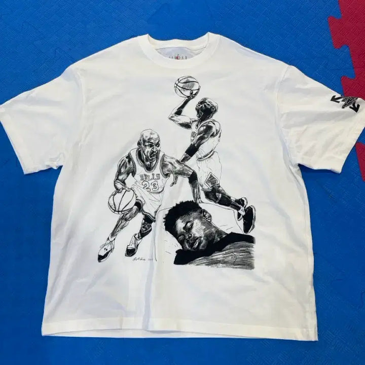 [BUNJANG] Nike Jordan Off-White Collaboration Short Sleeve / 나이키 조던 오프화이트 콜라보 반팔