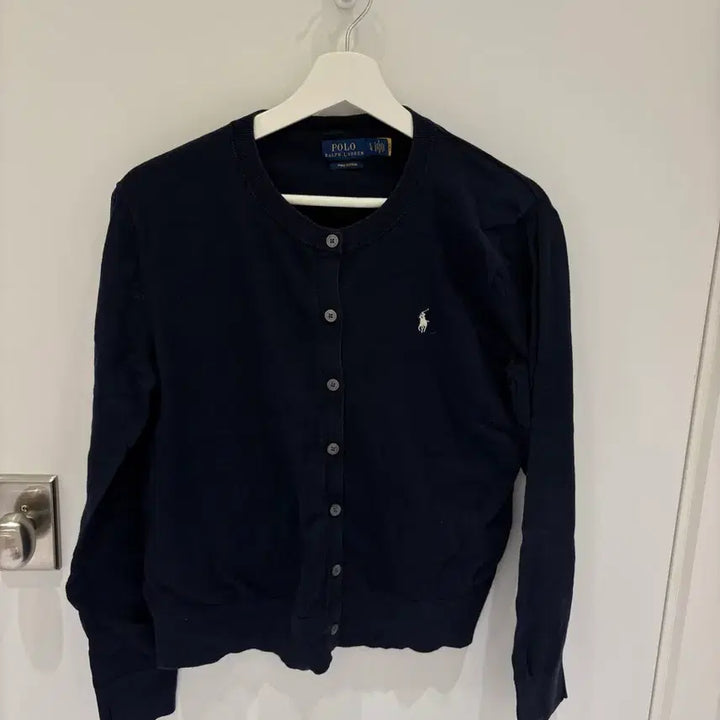 [BUNJANG] Polo Navy Cardigan / 폴로 네이비 가디건