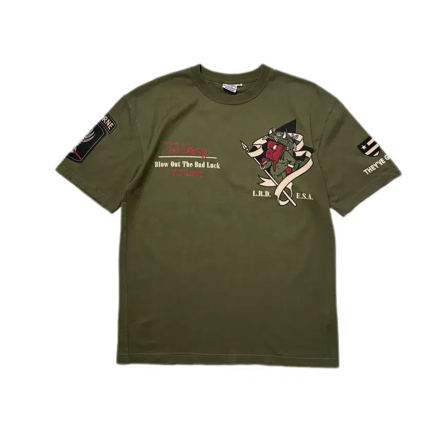 [BUNJANG] Ted Company Military Short Sleeve T-shirt / Ted Company 테드컴퍼니 밀리터리 반팔 티셔츠