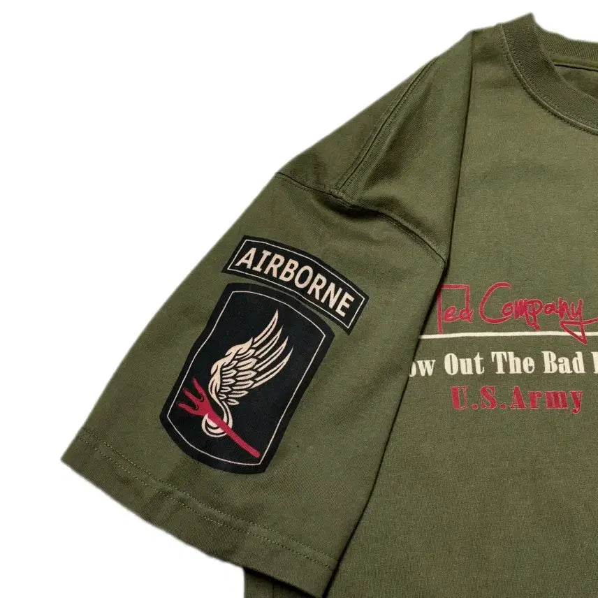 [BUNJANG] Ted Company Military Short Sleeve T-shirt / Ted Company 테드컴퍼니 밀리터리 반팔 티셔츠