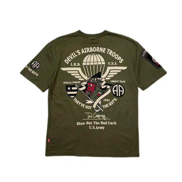 [BUNJANG] Ted Company Military Short Sleeve T-shirt / Ted Company 테드컴퍼니 밀리터리 반팔 티셔츠