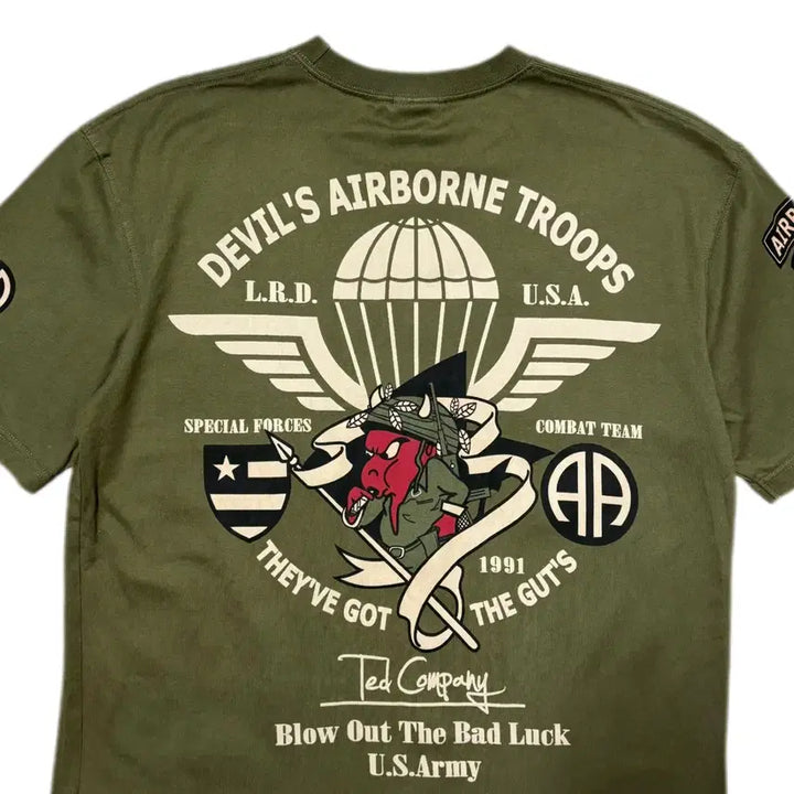 [BUNJANG] Ted Company Military Short Sleeve T-shirt / Ted Company 테드컴퍼니 밀리터리 반팔 티셔츠