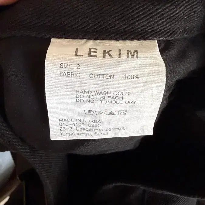 [BUNJANG] Lekim MA-1 CARGO PANTS 블랙 / Lekim MA-1 CARGO PANTS 블랙