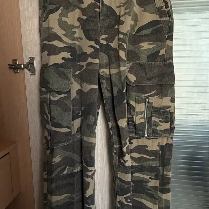 [BUNJANG] Lekim MA-1 Cargo Pants Camo / Lekim MA-1 CARGO PANTS 카모