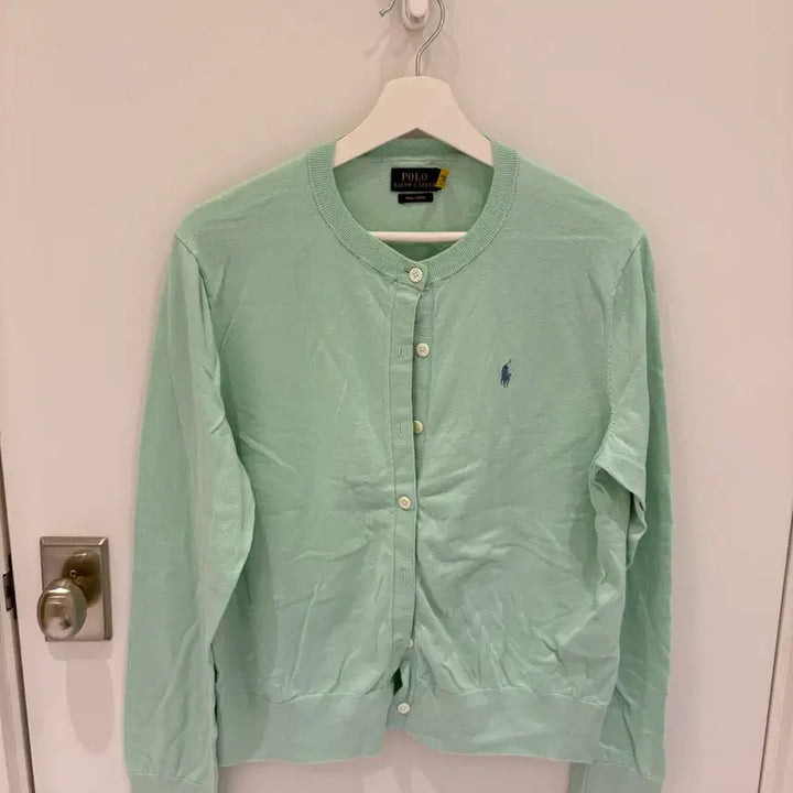 [BUNJANG] Polo Mint Cardigan / 폴로 민트 가디건