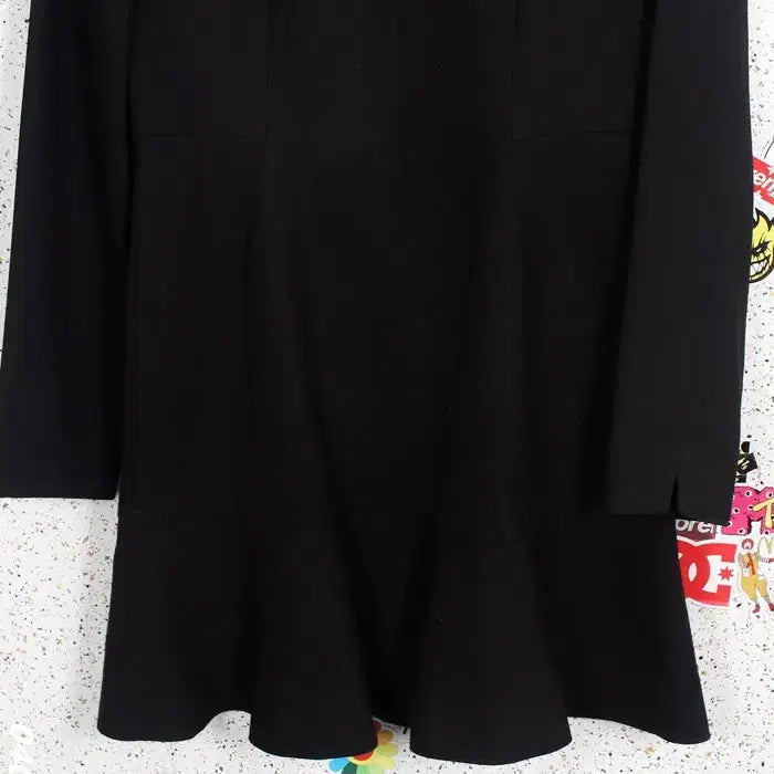 [BUNJANG] Jigott Pearl Long Sleeve Black Dress (Size 66) / 여성66 / 지고트 심플 하객룩 블랙 진주긴팔원피스BK