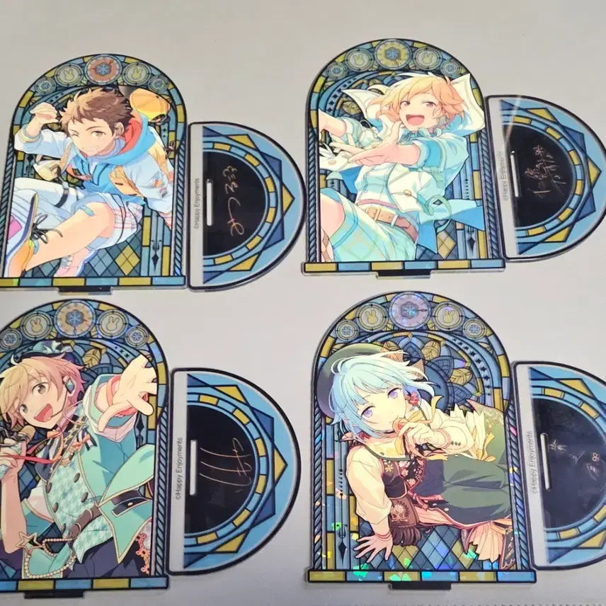[BUNJANG] Ensemble Stars Rabbits 2nd Stained Glass Bundle Set / (일괄) 앙스타 라빗츠 스테인드 글라스 2탄