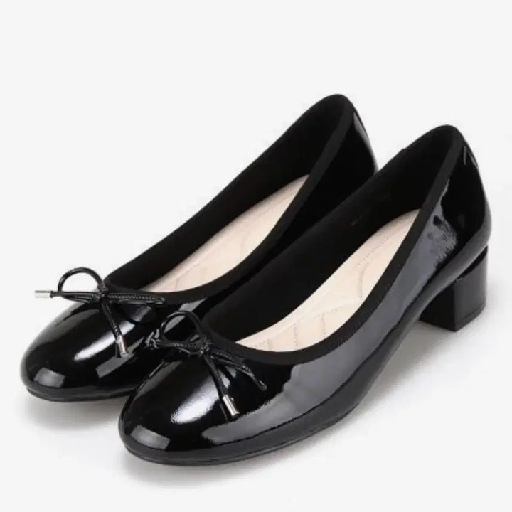 [BUNJANG] Barbara Leather Flat Shoes (235) / (1회착용) 바바라 소가죽 플랫(235)