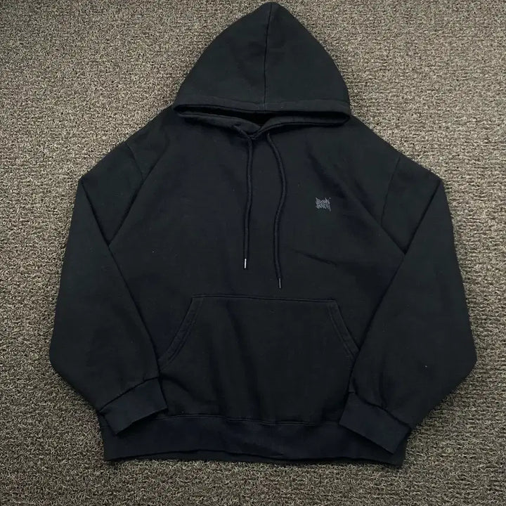 [SOLD OUT] 브라운브레스 빅로고 블랙 후드티