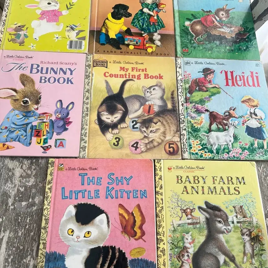 [BUNJANG] Vintage Storybook 8-Piece Set / 빈티지 동화책 셋트 8p