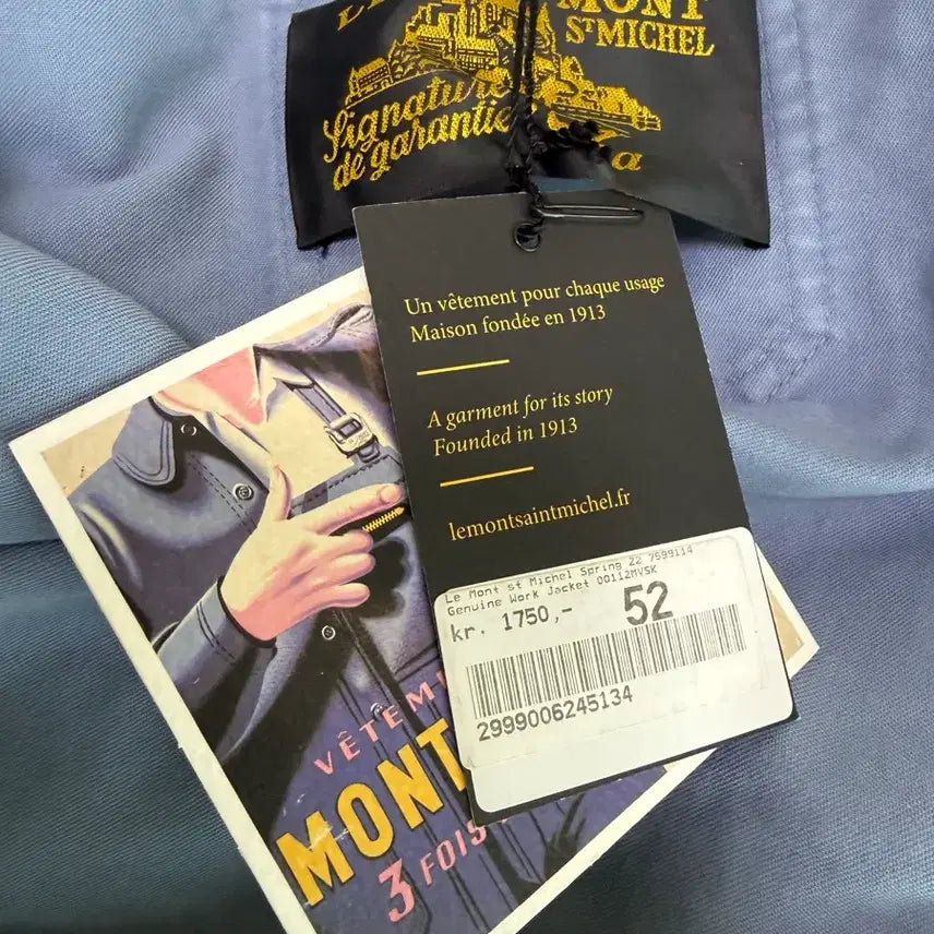 [BUNJANG] Le Mont Saint Michel Moleskin Workwear Jacket / 르몽생미셸 몰스킨 52